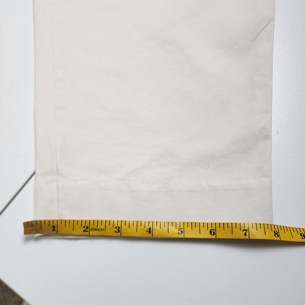 Banana Republic Factory Womens Authentic Chino Pleated Crop‎ Pants Size 8 Stone - Picture 13 of 15